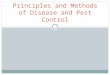 Principles and Methods of Disease and Pest Control