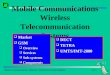Mobile Communications: Wireless Telecommunication Systems Mobile Communications Wireless Telecommunication Systems  Market  GSM  Overview  Services
