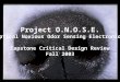Project O.N.O.S.E. Optical Noxious Odor Sensing Electronics Capstone Critical Design Review Fall 2003