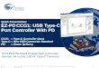 001-96936Owner: GSZ (BDK, AJS, GHR, DSG, GMRL, JMY) Rev **Tech Lead: AKN 1 EZ-PD CCG1: USB Type-C Port Controller with PD Quick Presentation Quick Presentation: