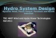 TEC 4607 Wind and Hydro Power Technologies Fall 2011