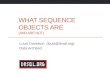 WHAT SEQUENCE OBJECTS ARE (AND ARE NOT) Louis Davidson (louis@drsql.org) Data Architect