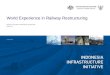 World Experience in Railway Restructuring Clell Harral, John Winner, Richard Sharp, Jonathan Klein HWTSK, Inc 15 December 2009