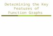 Determining the Key Features of Function Graphs. The Key Features of Function Graphs - Preview  Domain and Range  x-intercepts and y-intercepts  Intervals