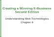 Creating a Winning E-Business Second Edition Understanding Web Technologies Chapter 9