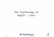 The Psychology of Rapid - Lean 1. Renewal or stagnation! 2