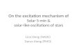 On the excitation mechanism of Solar 5-min & solar-like oscillations of stars Licai Deng (NAOC) Darun Xiong (PMO)