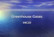 Greenhouse Gases SNC2D. The principal greenhouse gases that trap infrared radiation in the atmosphere are: Water vapour Water vapour Carbon dioxide Carbon