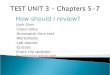 How should I review? Look Over - Class notes - Homework from text - Worksheets - Lab reports - Quizzes Check the website: manningsscience.com