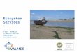 Ecosystem Services Tara Hooper Plymouth Marine Laboratory tarh@pml.ac.uk