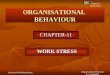 Himalaya Publishing House Organisational Behaviour K. Aswathappa Chapter 11 Work Stress ORGANISATIONAL BEHAVIOUR CHAPTER-11 WORK STRESS