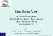 NATO ARW September 2007 SeaDataNet A Pan-European Infrastructure for Ocean and Marine Data Management by Dick M.A. Schaap (MARIS) Technical coordinator