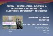 SUPPLY, INSTALLATION, DELIVERY & MAINTENANCE IN RESPECT OF ELECTRONIC ENFORCEMENT TECHNOLOGY Dumisani Vilakazi Director UMjikelezo Traffic Solutions Ocean