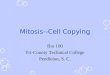 Mitosis--Cell Copying Bio 100 Tri-County Technical College Pendleton, S. C