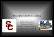 Independent Studies Kaleb Thompson Mihoko Chida Peters 4-6 Elementary Garden Grove Unified