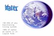 50-95% of any functioning living system. 98% of water on earth is in liquid form
