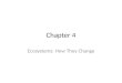 Chapter 4 Ecosystems: How They Change. Introduction