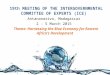 19th MEETING OF THE INTERGOVERNMENTAL COMMITTEE OF EXPERTS (ICE) Antananarivo, Madagascar 2 ‐ 5 March 2015 Theme: Harnessing the Blue Economy for Eastern
