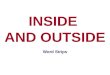 INSIDE AND OUTSIDE Word Strips. © 2005 by International Education Institute 842 S. Elm, Kennewick, WA 99336 (509) 582-6851 // (888) 664-5343 EMAIL: IEI@virtual-institute.us
