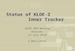 Status of KLOE-2 Inner Tracker JOINT-GEM meeting Helsinki 15 July 2010 G.Bencivenni