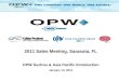 1 2011 Sales Meeting, Sarasota, FL OPW Suzhou & Asia Pacific Introduction January 14, 2011