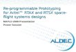 Re-programmable Prototyping for Actel™ RTAX and RTSX space-flight systems designs MAPLD 2009 Presentation Poster Session