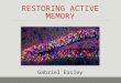 RESTORING ACTIVE MEMORY Gabriel Easley. What It Is ◦DARPA (Defense Advanced Research Projects Agency) is developing a brain implant that will be wired