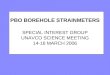 PBO BOREHOLE STRAINMETERS SPECIAL INTEREST GROUP UNAVCO SCIENCE MEETING 14-16 MARCH 2006