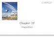 Chapter 19 Magnetism. Magnetism is one of the most important fields in physics in terms of applications. Magnetism is closely linked with electricity