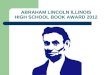 ABRAHAM LINCOLN ILLINOIS HIGH SCHOOL BOOK AWARD 2012