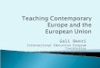 Gali Beeri International Education Program Coordinator UNC Chapel Hill Center for European Studies