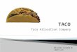 Taco Allocation Company Nicolas Lotano & Jack Lin