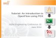 Sponsored by the National Science Foundation Tutorial: An Introduction to OpenFlow using POX GENI Engineering Conference 20 June 2014