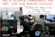 Two e-Science Components for HEP: EVO and Remote Control Room Hyunwoo KIM, Minho Jeung Kihyeon CHO* Sep 8-9 2008, Daejeon (* Corresponding Author)
