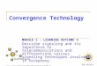Www.convergencetechnologycenter.org DUE 402356 Convergence Technology MODULE 2 - LEARNING OUTCOME 5 Describe signaling and its importance to telecommunications