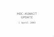 1 HOC-KUWAIT UPDATE 1 April 2003. 2 Introduction Welcome to new attendees Purpose of the HOC update Limitations on material Expectations