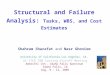Structural and Failure Analysis: Tasks, WBS, and Cost Estimates Shahram Sharafat and Nasr Ghoniem University of California Los Angeles, CA. US ITER TBM