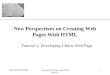 XP Mohammad Moizuddin Creating Web Pages with HTML Tutorial 1 1 New Perspectives on Creating Web Pages With HTML Tutorial 1: Developing a Basic Web Page