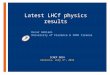 + Latest LHCf physics results Oscar Adriani University of Florence & INFN Firenze ICHEP 2014 Valencia, July 4 th, 2014