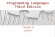Programming Languages Third Edition Chapter 6 Syntax