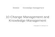 10 Change Management and Knowledge Management Copyright: Dr. Michael Lim Module: Knowledge Management