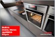 Built-In Ovens, Micros April/2015 Bulgaria. Built-In Ovens - BE3003021M - „T” ER Open SET timer / UNISIGHT Multifunction9 MaxiKlasse™ PIPO knobs Easy