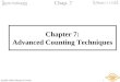 Chap. 7 (c)2001-2003, Michael P. Frank1 Chapter 7: Advanced Counting Techniques