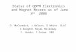 Status of QBPM Electronics and Magnet Movers as of June 3 rd 2008 D. McCormick, J Nelson, G White SLAC S Boogert Royal Holloway Y. Honda, Y.Inoue KEK