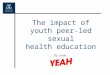 The impact of youth peer-led sexual health education By team: