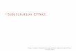 Substitution Effect 