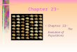 Chapter 23~ Chapter 23~ The Evolution of Populations