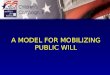 A MODEL FOR MOBILIZING PUBLIC WILL This presentation is copyrighted by Children’s Campaign, Inc. No reproduction or reuse is authorized without the expressed