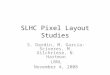 SLHC Pixel Layout Studies S. Dardin, M. Garcia-Sciveres, M. Gilchriese, N. Hartman LBNL November 4, 2008