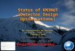 Status of KM3NeT (Detector Design Optimisations) Christopher Naumann, CEA Saclay – IRFU / SPP for the KM3NeT consortium 44 th Reconcontres de Moriond,